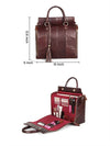 Martoffes™ Crossbody-Ledertasche mit Organisationsfächern