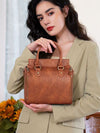 Martoffes™ Crossbody-Ledertasche mit Organisationsfächern
