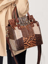 Martoffes™ Crossbody-Ledertasche mit Organisationsfächern