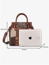 Martoffes™ Crossbody-Ledertasche mit Organisationsfächern