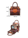Martoffes™ Crossbody-Ledertasche mit Organisationsfächern