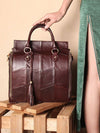 Martoffes™ Crossbody-Ledertasche mit Organisationsfächern
