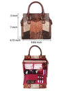 Martoffes™ Crossbody-Ledertasche mit Organisationsfächern